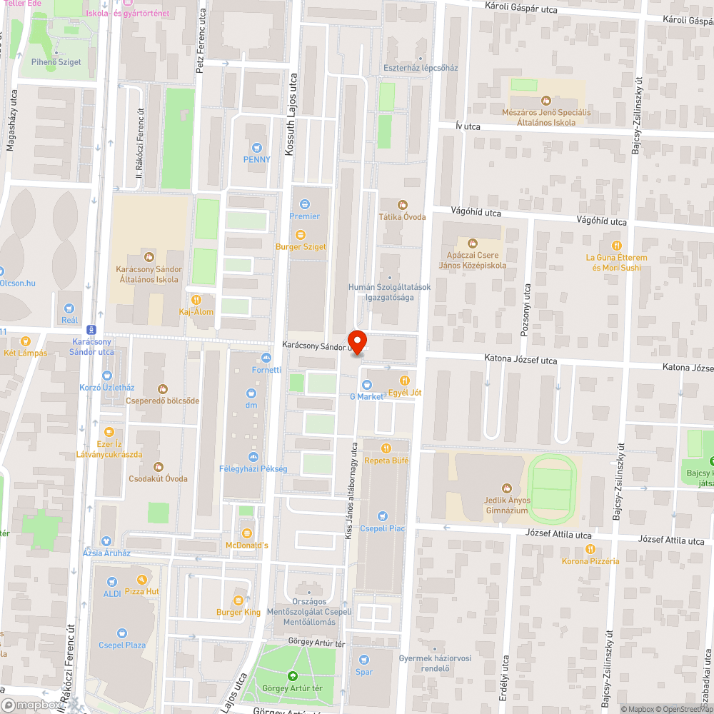 A szélvihar megdöntötte a fát bejelentés helye