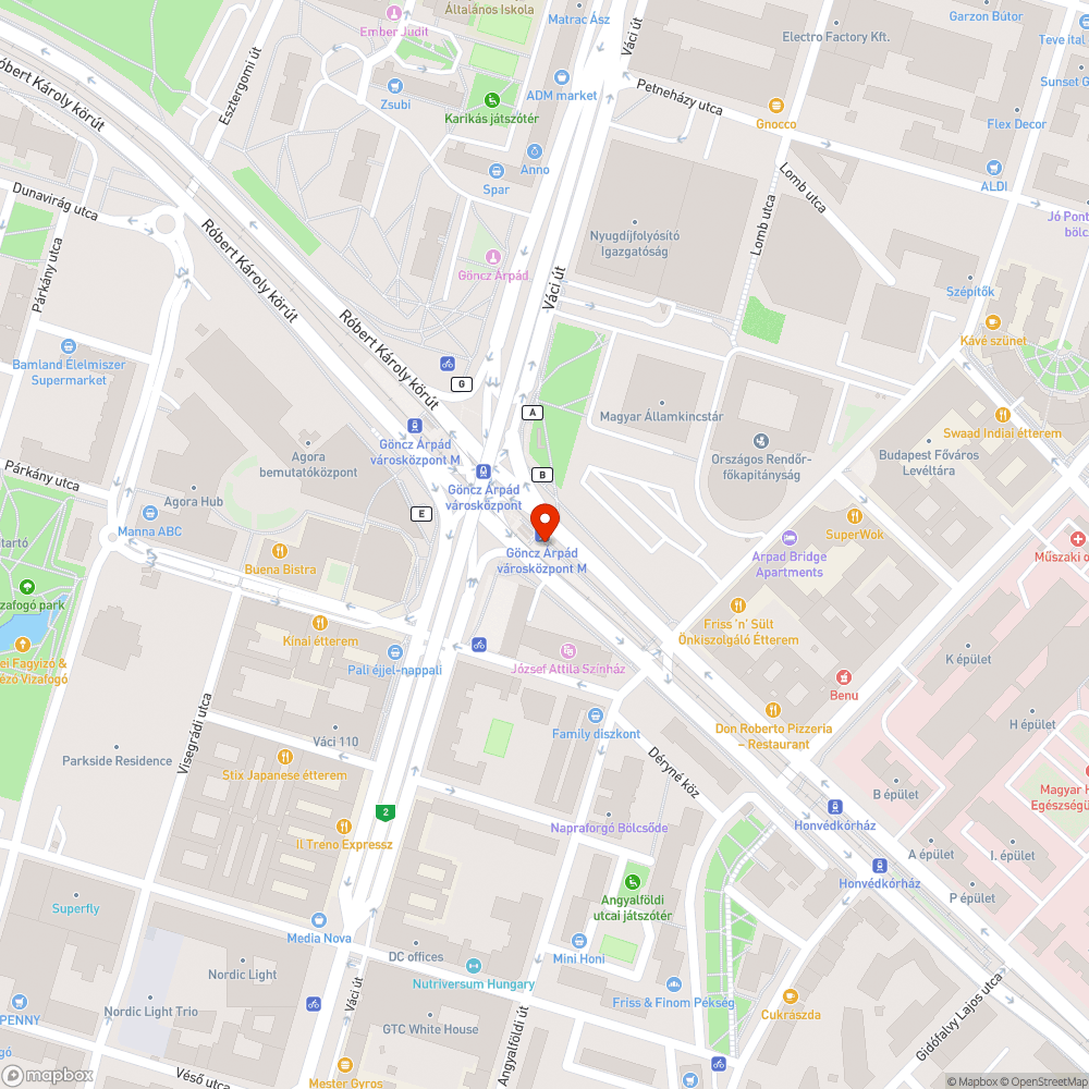 Hiányos szemetes bejelentés helye