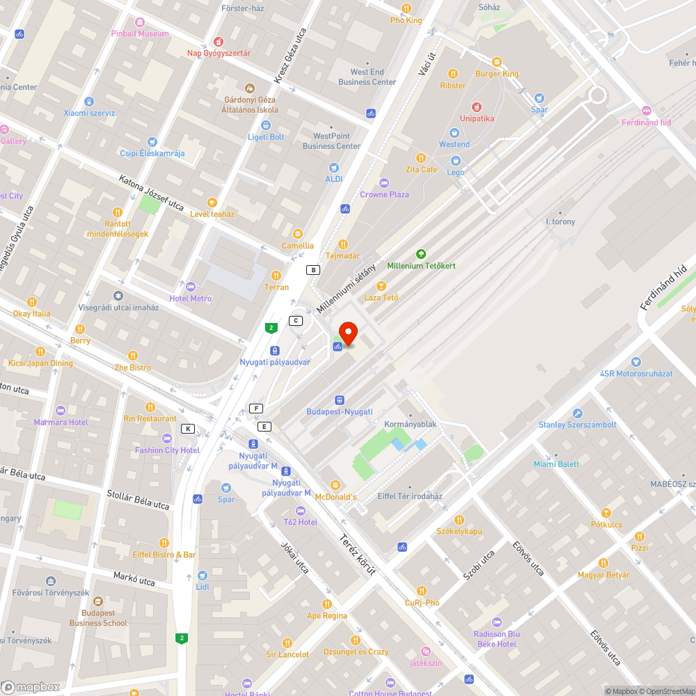 Balkáni állapotok a Nyugati pályaudvar aluljárójában bejelentés helye