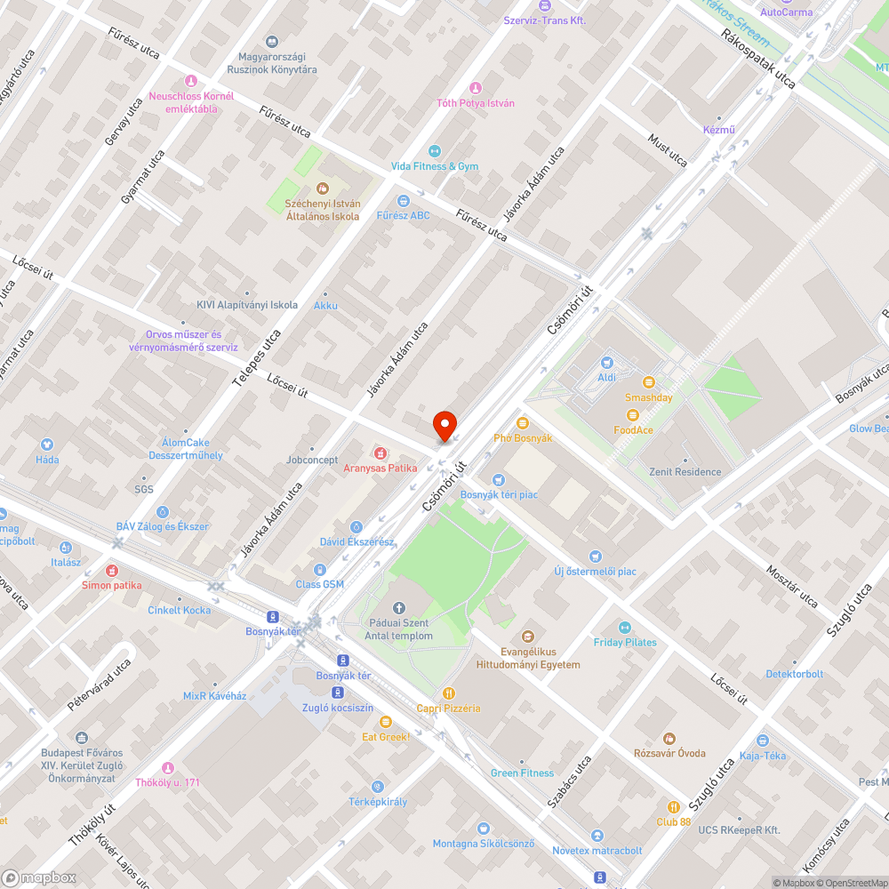 Gyalog átkelő tábla kidőlt bejelentés helye