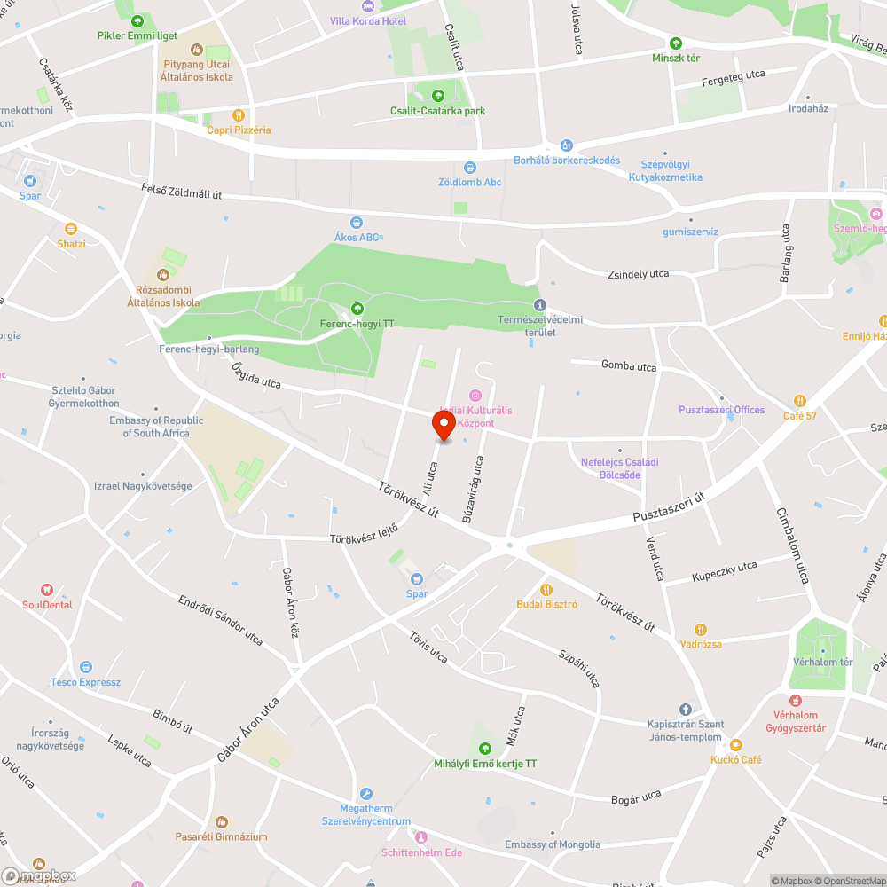 balesetveszélyes járda bejelentés helye