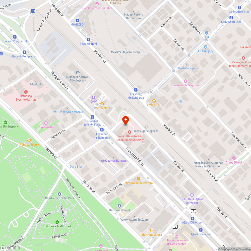 Bálványfa kivágása, Erzsébet királyné útja, trolibusz végállomás bejelentés helye