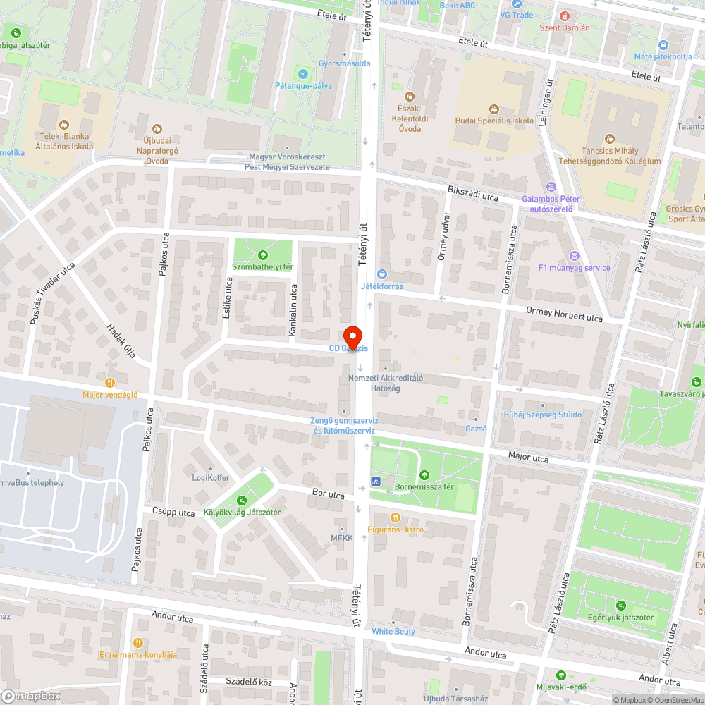 Gaz a járdán bejelentés helye