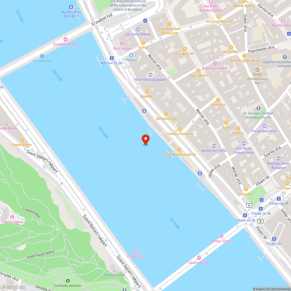 szennyezés a Dunán bejelentés helye