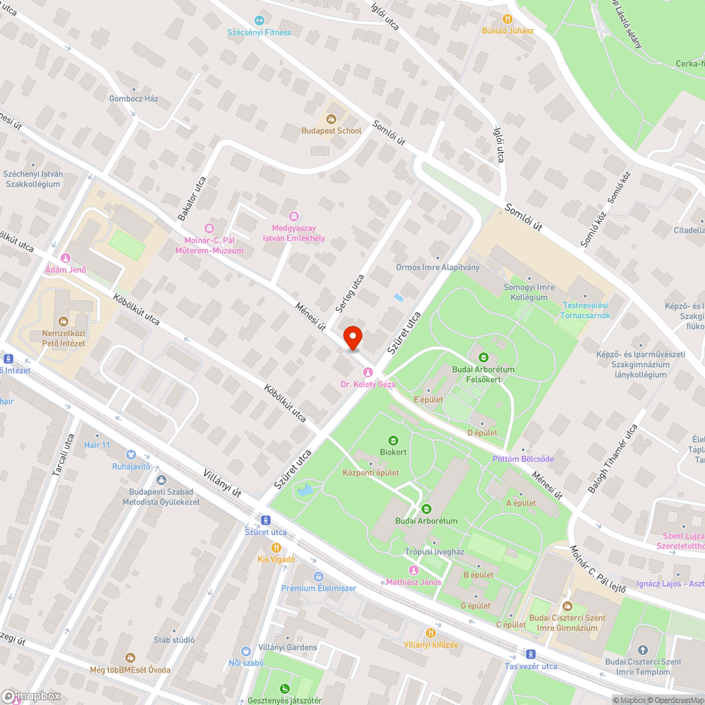 Elhagyott autó bejelentés helye