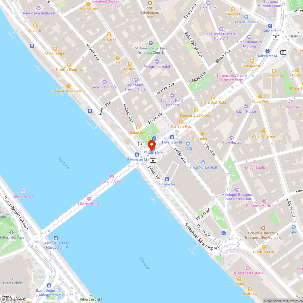 Szabadság hídon a koronán és a hídszerkezeten is graffiti bejelentés helye