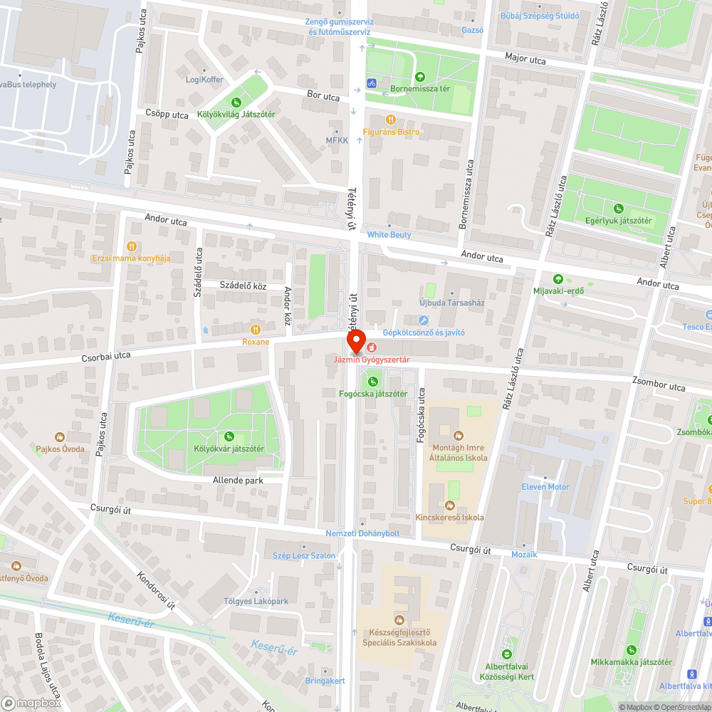 Gyalogátlekőhelyen álló dugó bejelentés helye