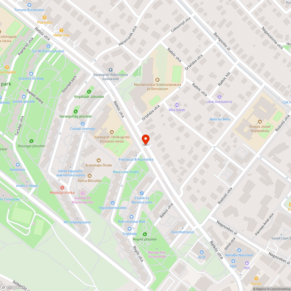 kátyú bejelentés helye