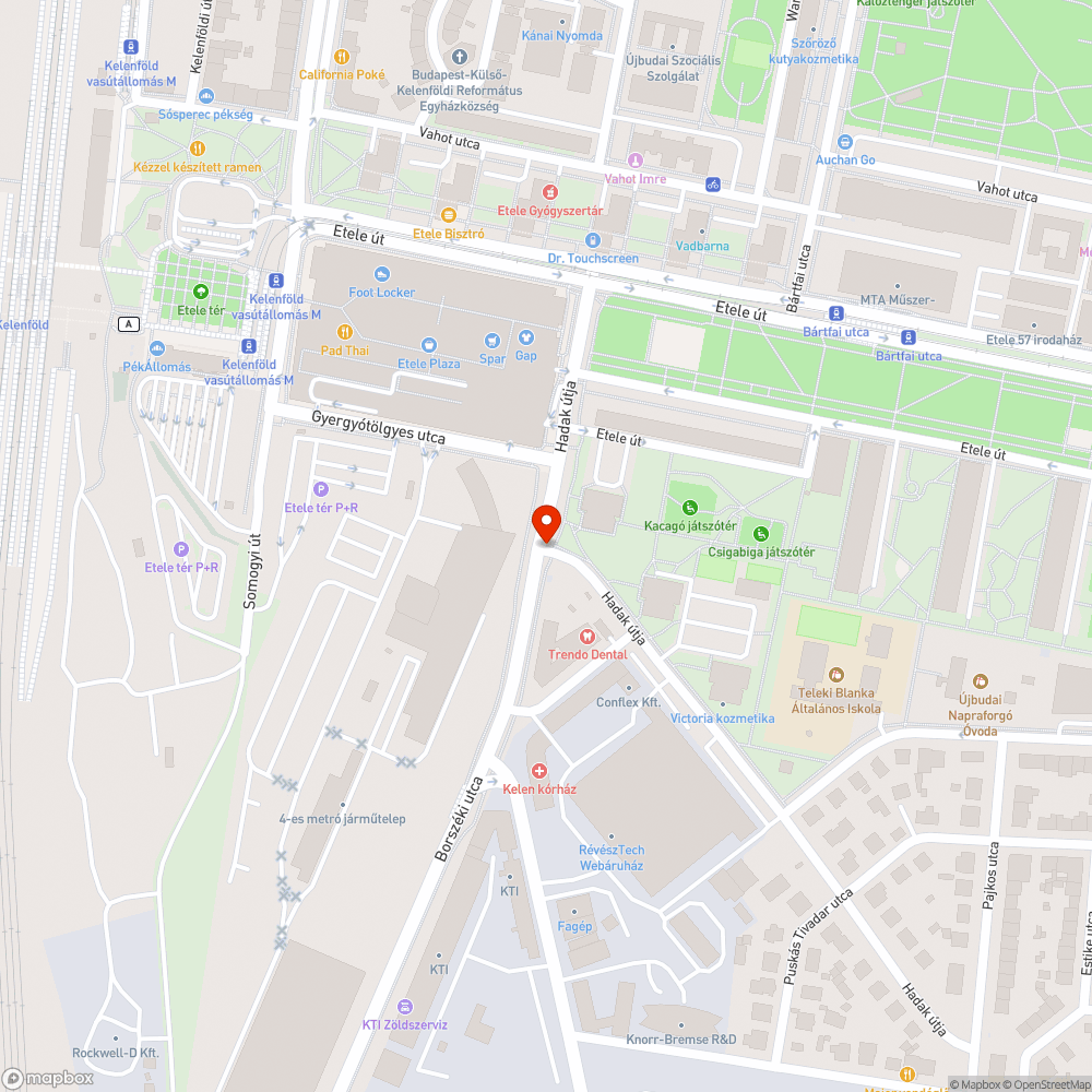 Sár az útburkolaton bejelentés helye