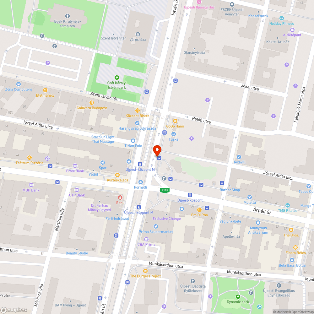 Fapótlás bejelentés helye