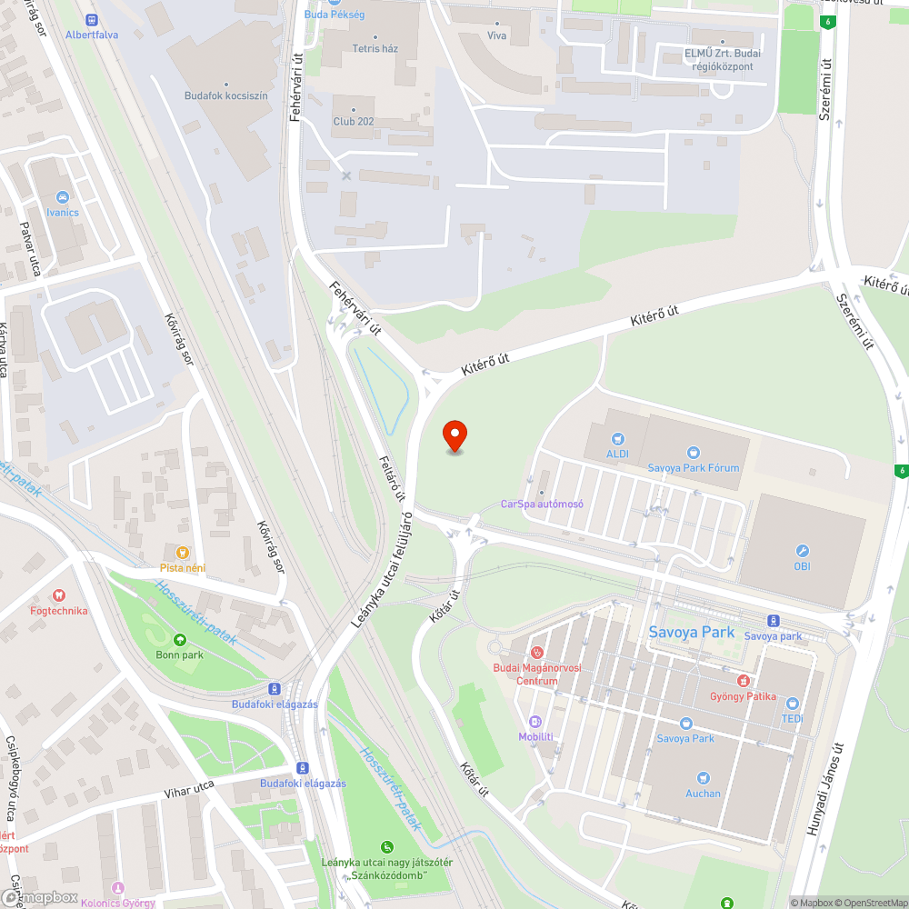 Szemétlerakó a felüljáró alatt bejelentés helye