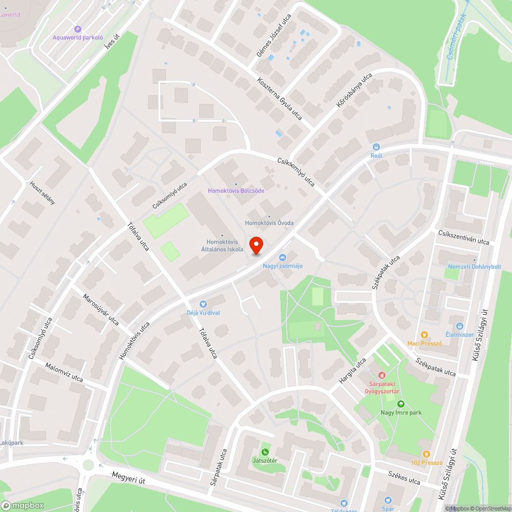 Kiégett lámpa az iskola előtt bejelentés helye