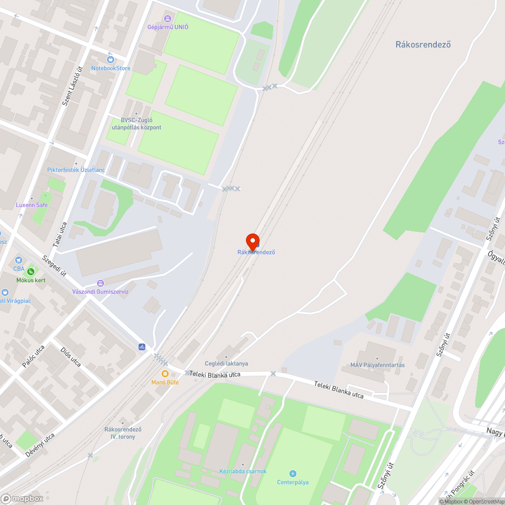 Törött, veszélyes pad bejelentés helye