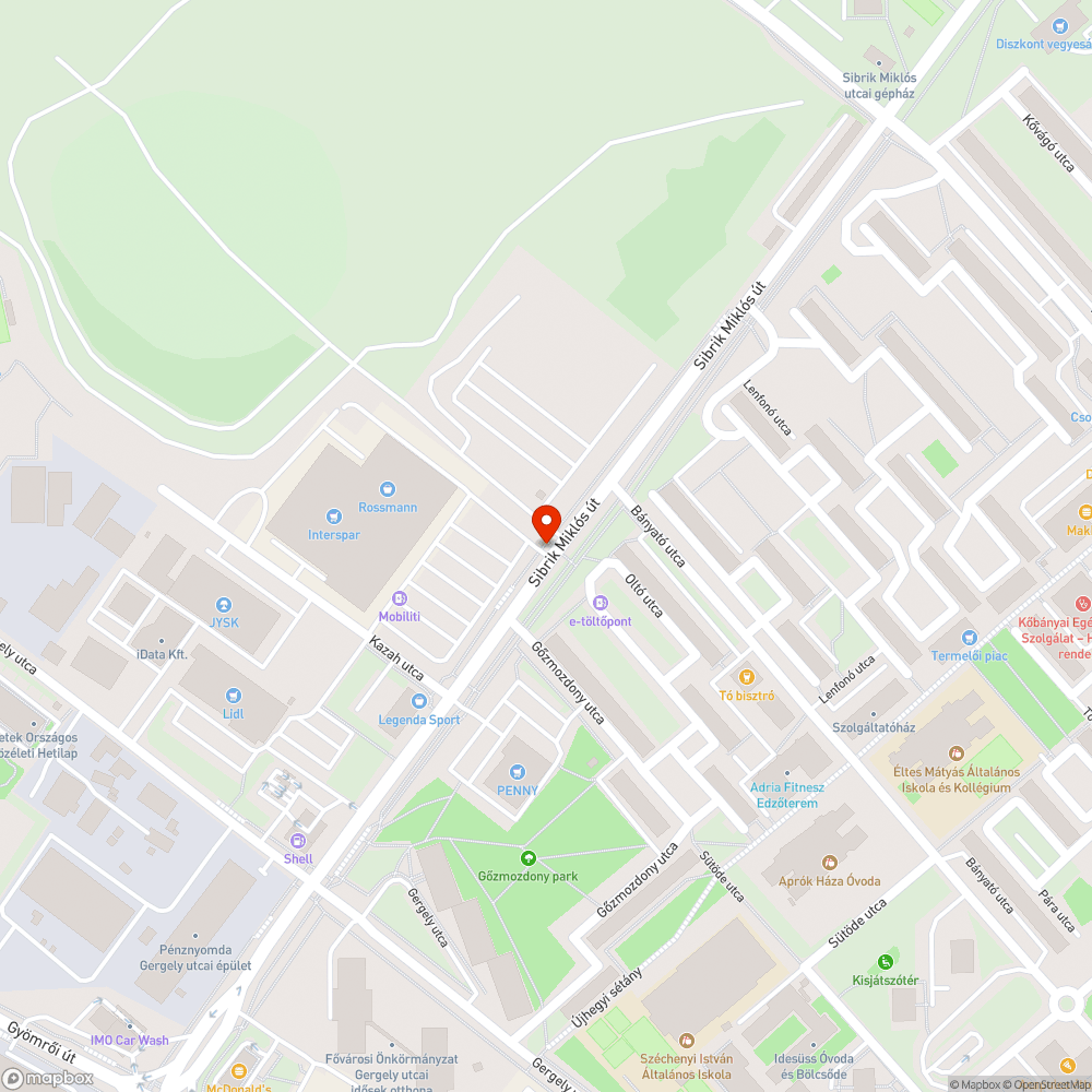 Hiányzó kiegészítő tábla bejelentés helye