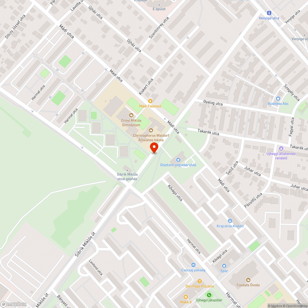 Eltűnő útszegély bejelentés helye