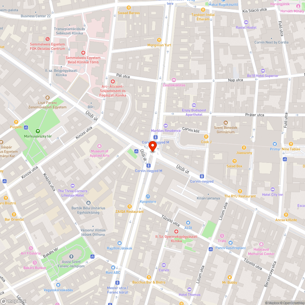 Eldugult lefolyó bejelentés helye