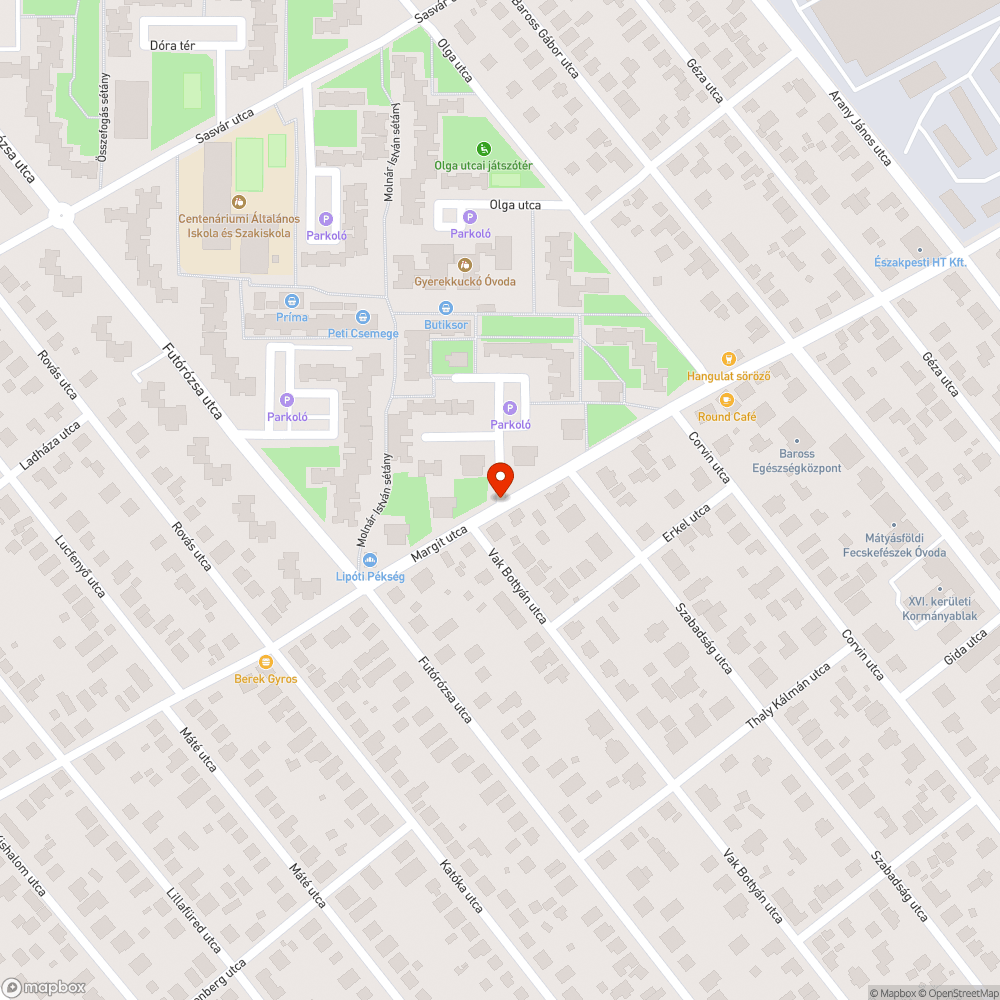 Veszélyes kikanyarodás főútra bejelentés helye