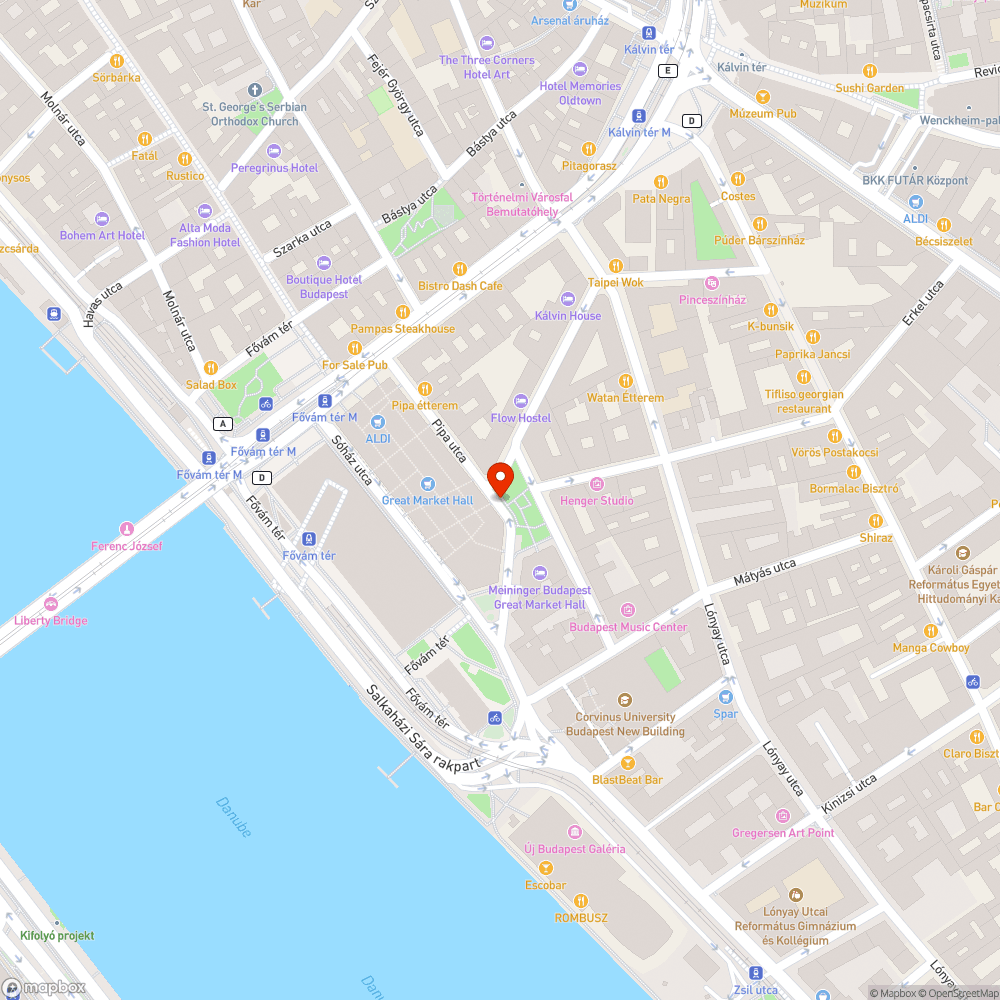 Kidőlt szemetes a Nagy Vásárcsarnoknál bejelentés helye