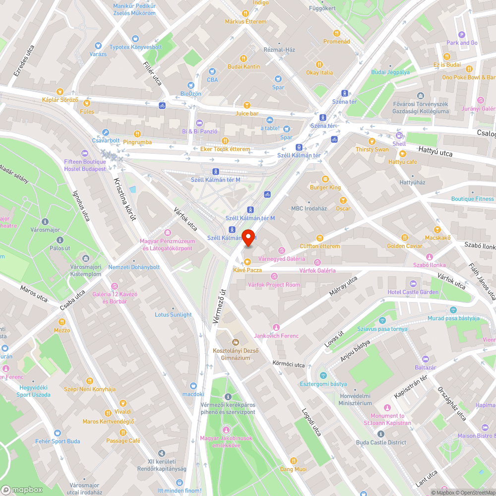 Csúszásveszély bejelentés helye