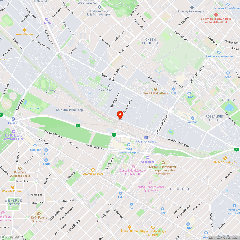 Gyűlik a szemét a Vaspálya utcában bejelentés helye