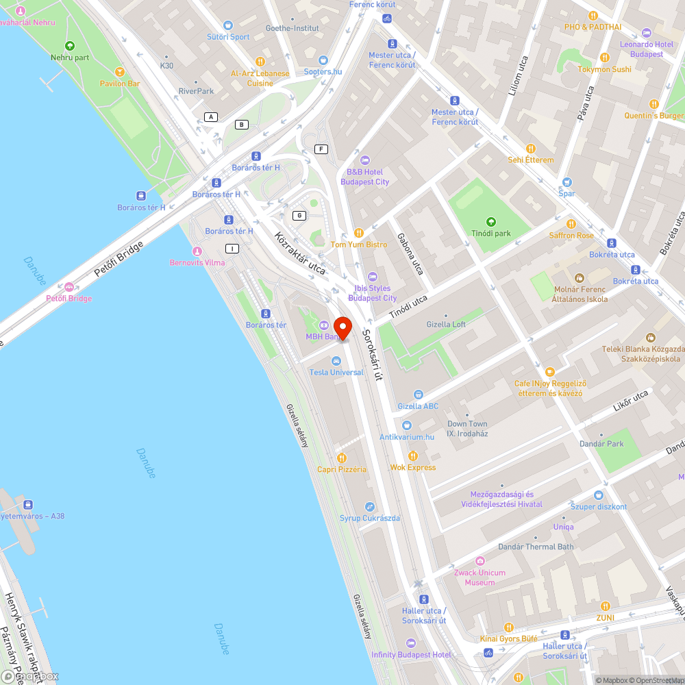 Kidöntött utcanévtábla bejelentés helye