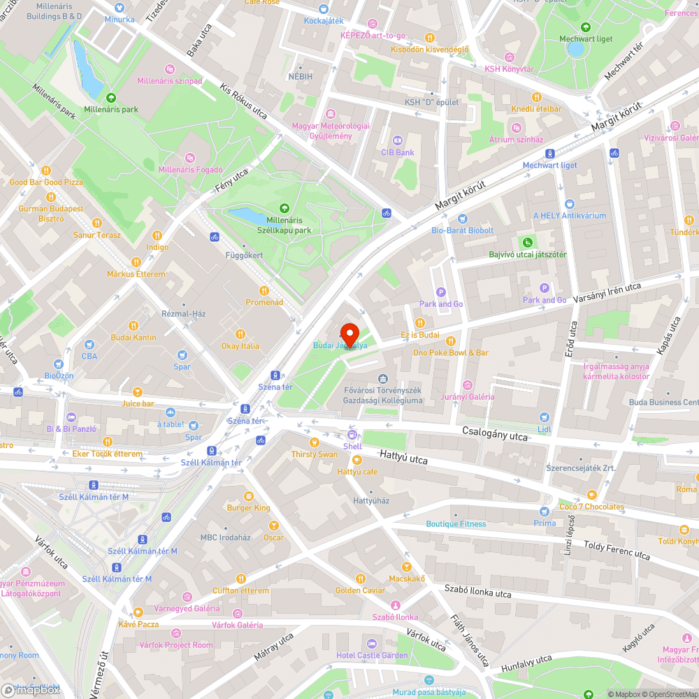 Leparkolt járda bejelentés helye