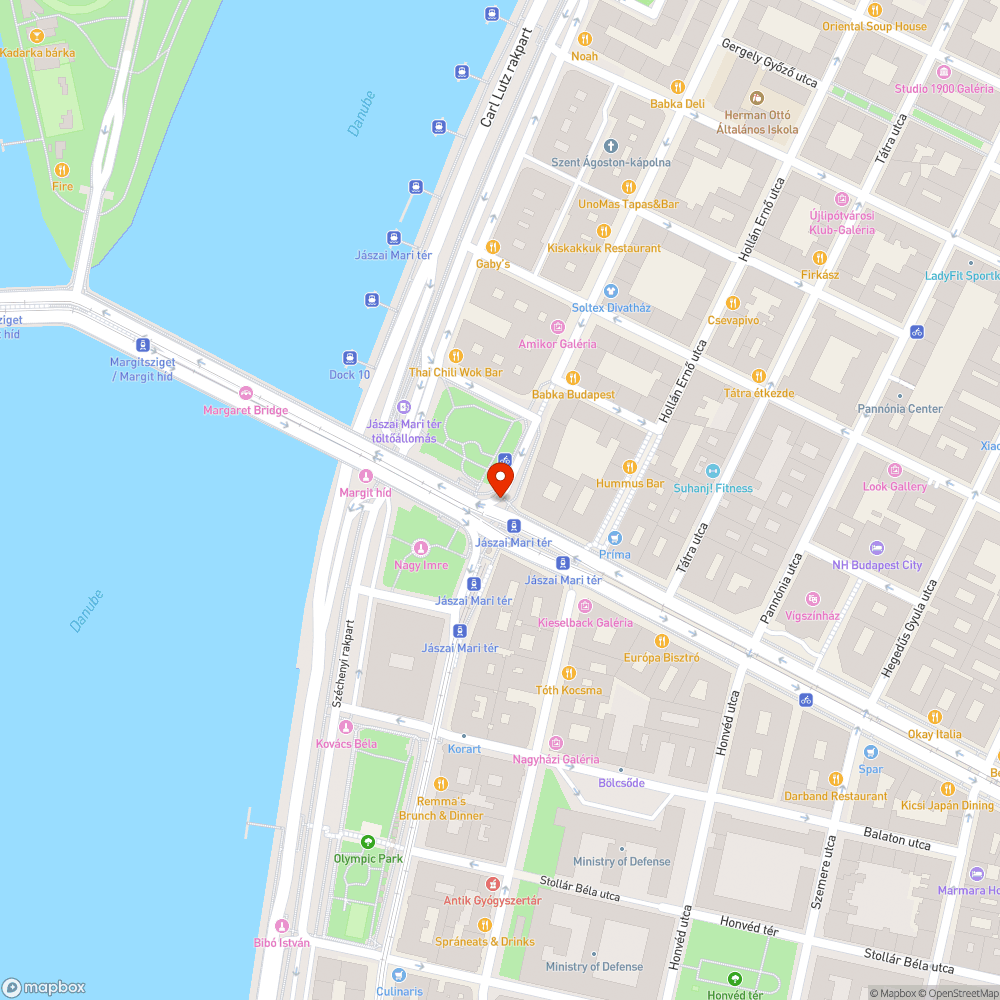 Zavaró kiálló prizmák a Margit hídi kerékpárúton bejelentés helye