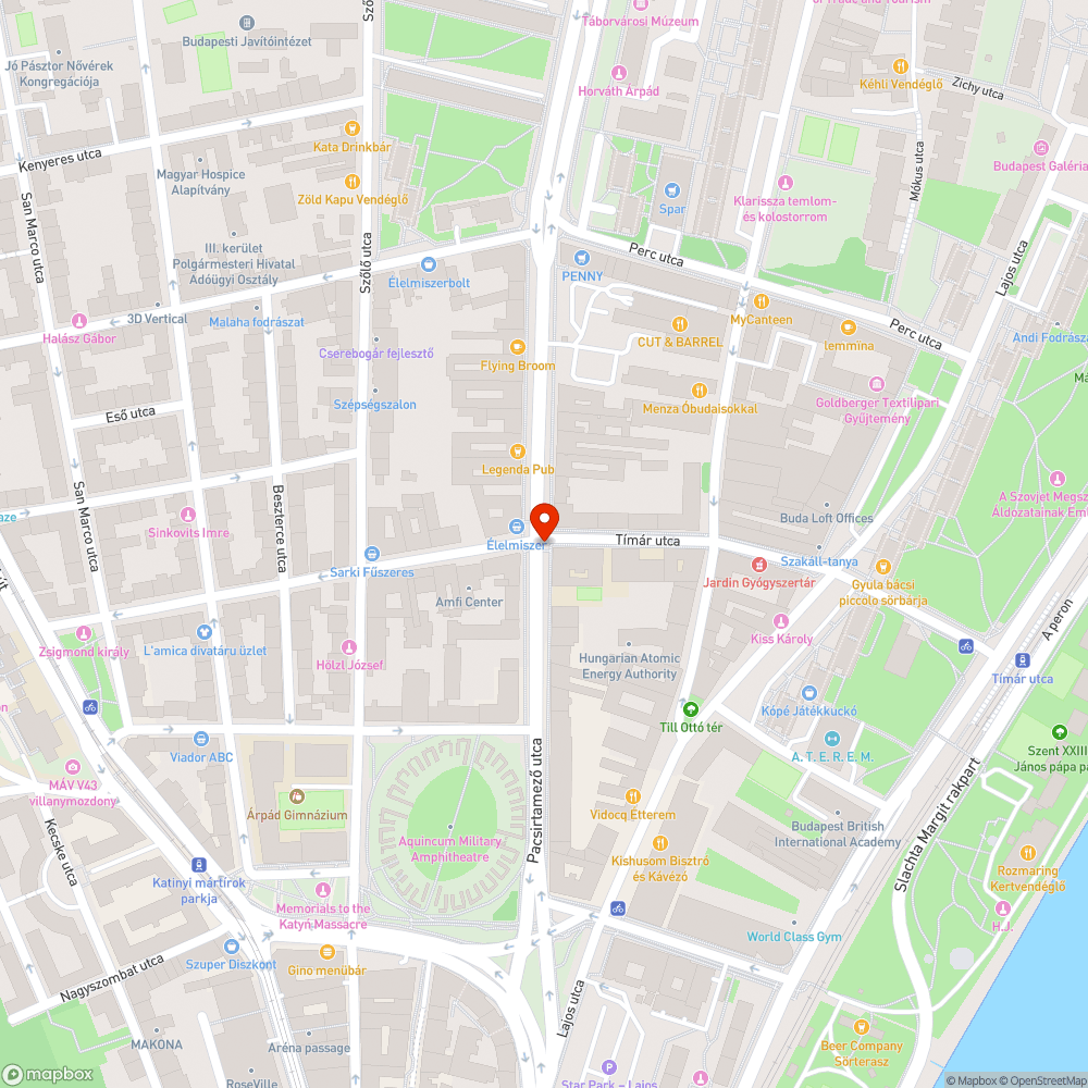 III. Tímár utca - Pacsirtamező utca - gyalogátkelőhely megvilágításának javítása (fa visszavágás) bejelentés helye