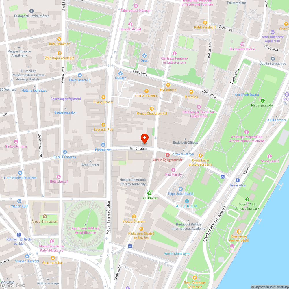 III. Tímár utca 9/a. süllyed és mobilis T-Com aknafedlap és keret bejelentés helye