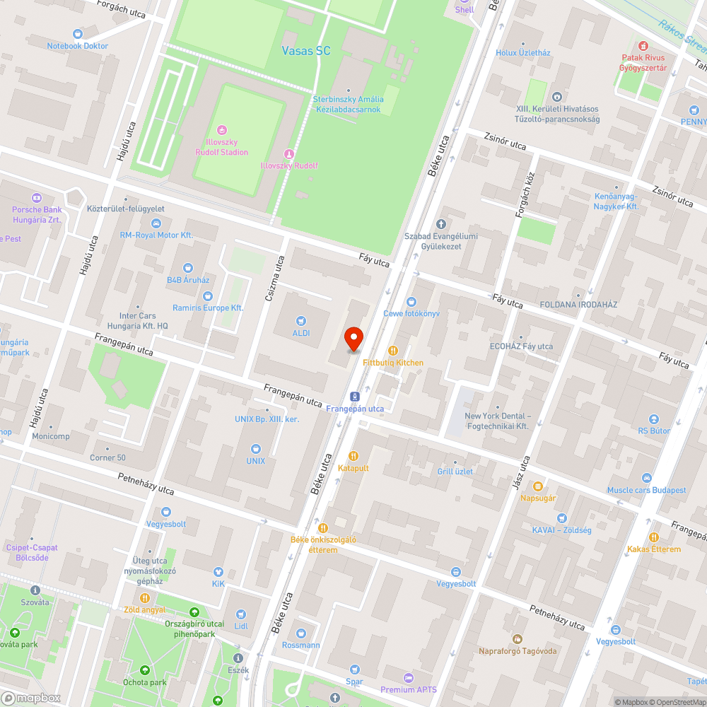 Fedett buszmegálló hiánya bejelentés helye