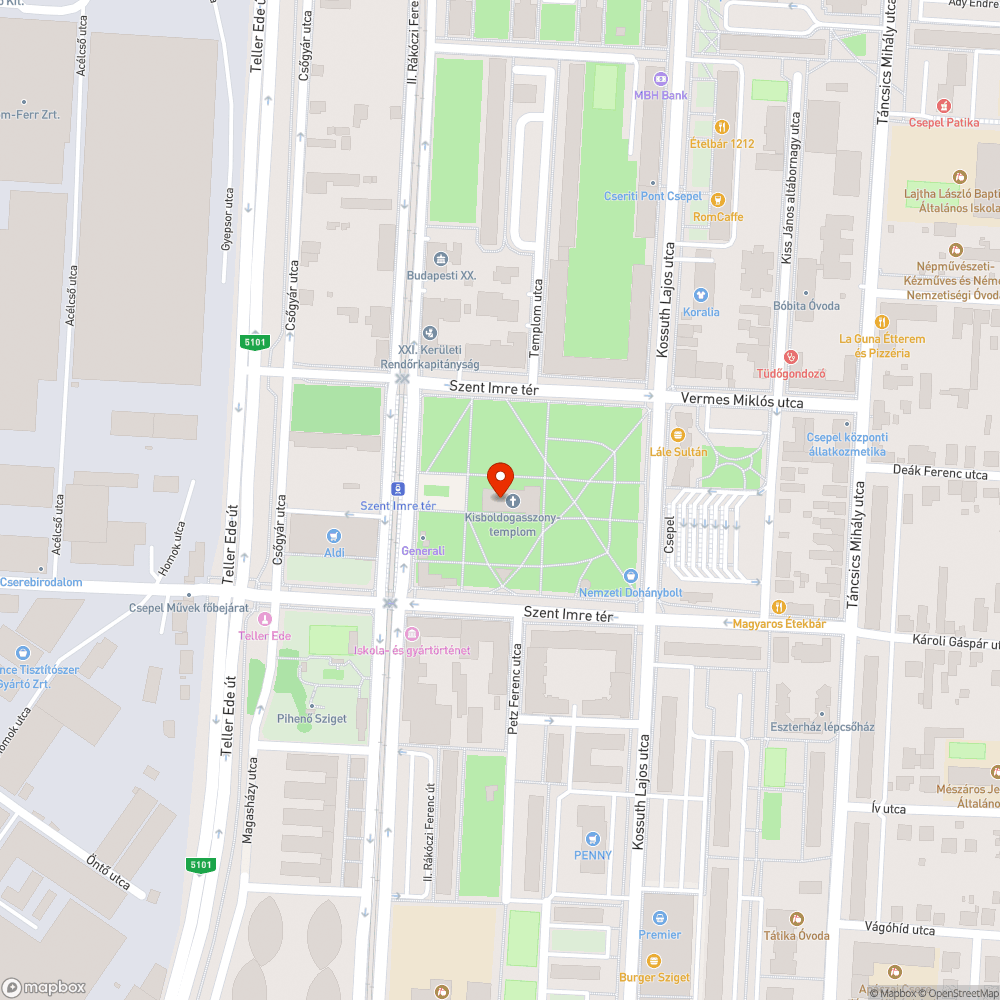 Kidőlt és hiányzó támrendszer új fákhoz bejelentés helye