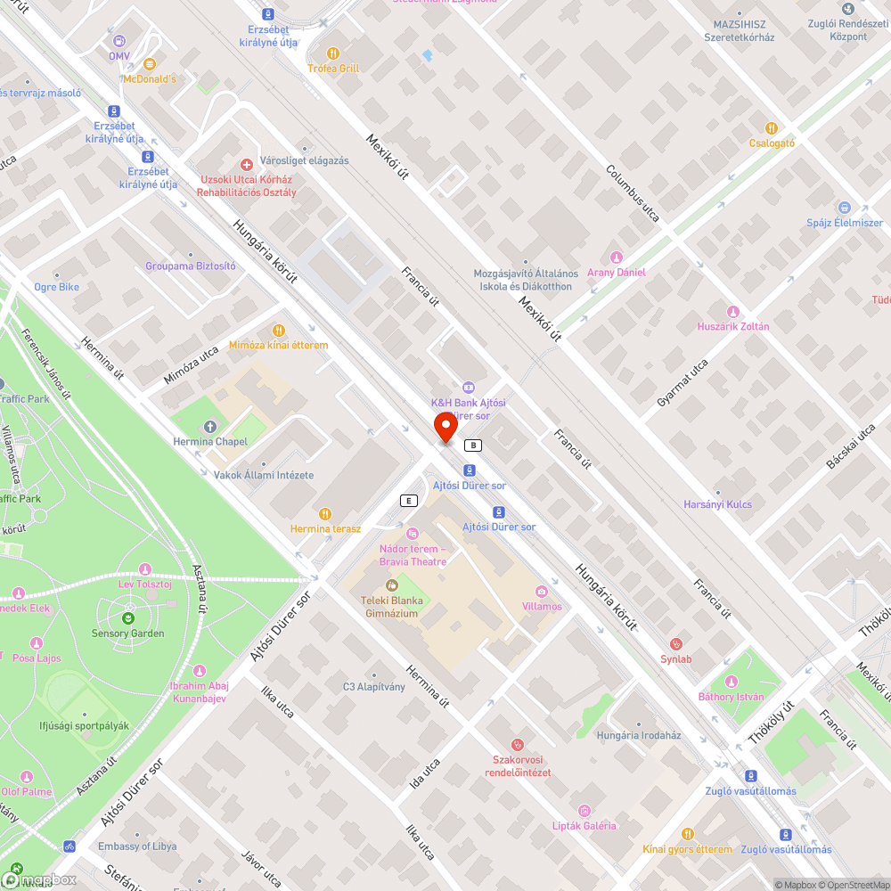 Figyelmeztető/tiltó tábla hiánya - aluljáró - Ajtósi Dürer sor (1-es villamos megállója) bejelentés helye