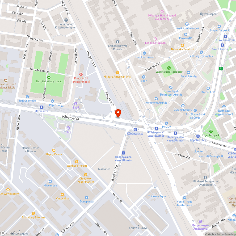 hiányzó fényterelő bejelentés helye