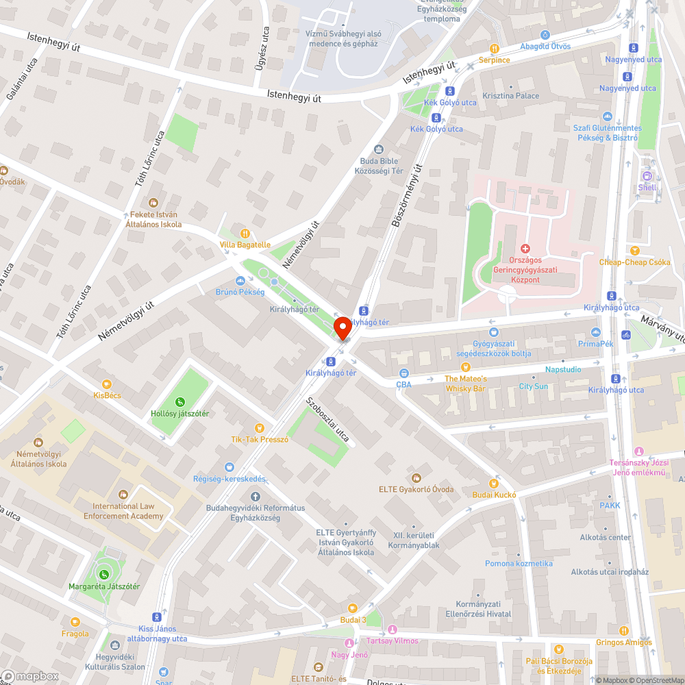 Kidöntött parkolásgátló a Királhágó-Böszörményi sarkán bejelentés helye