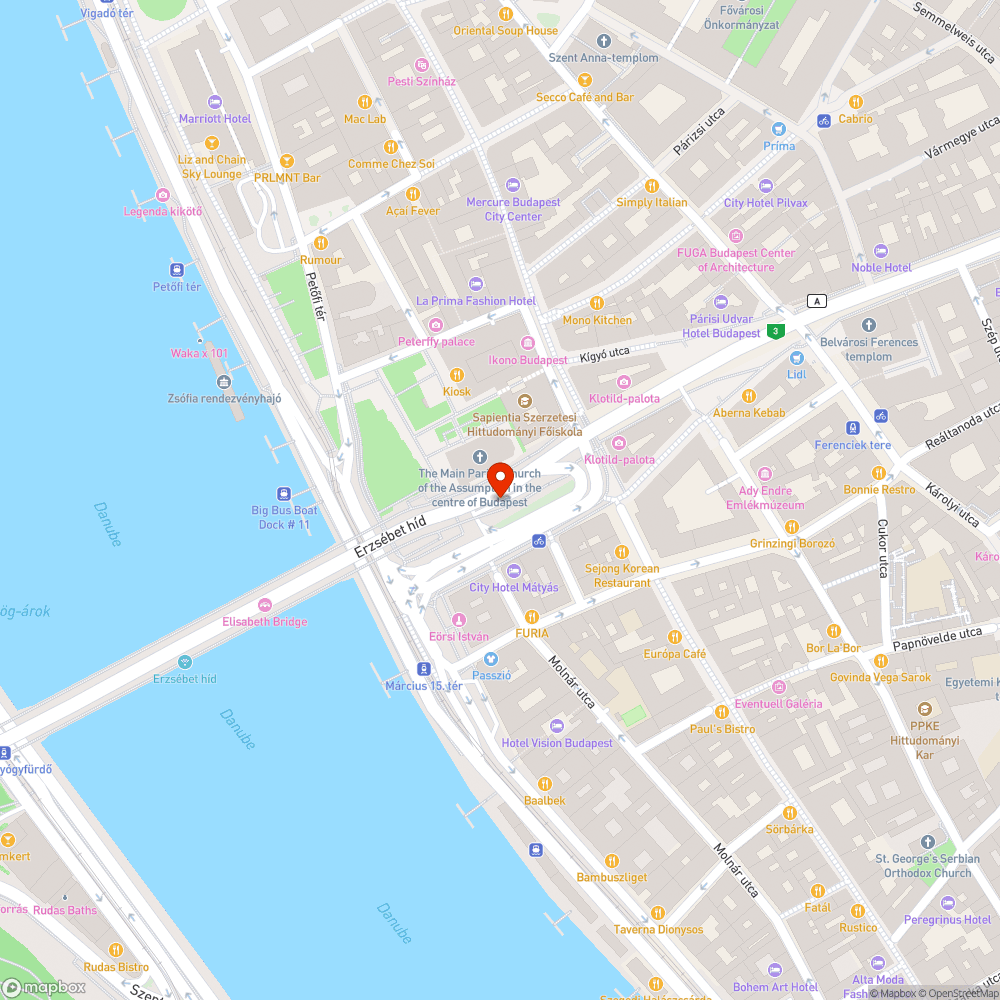 Buszsávot eldugító autók bejelentés helye