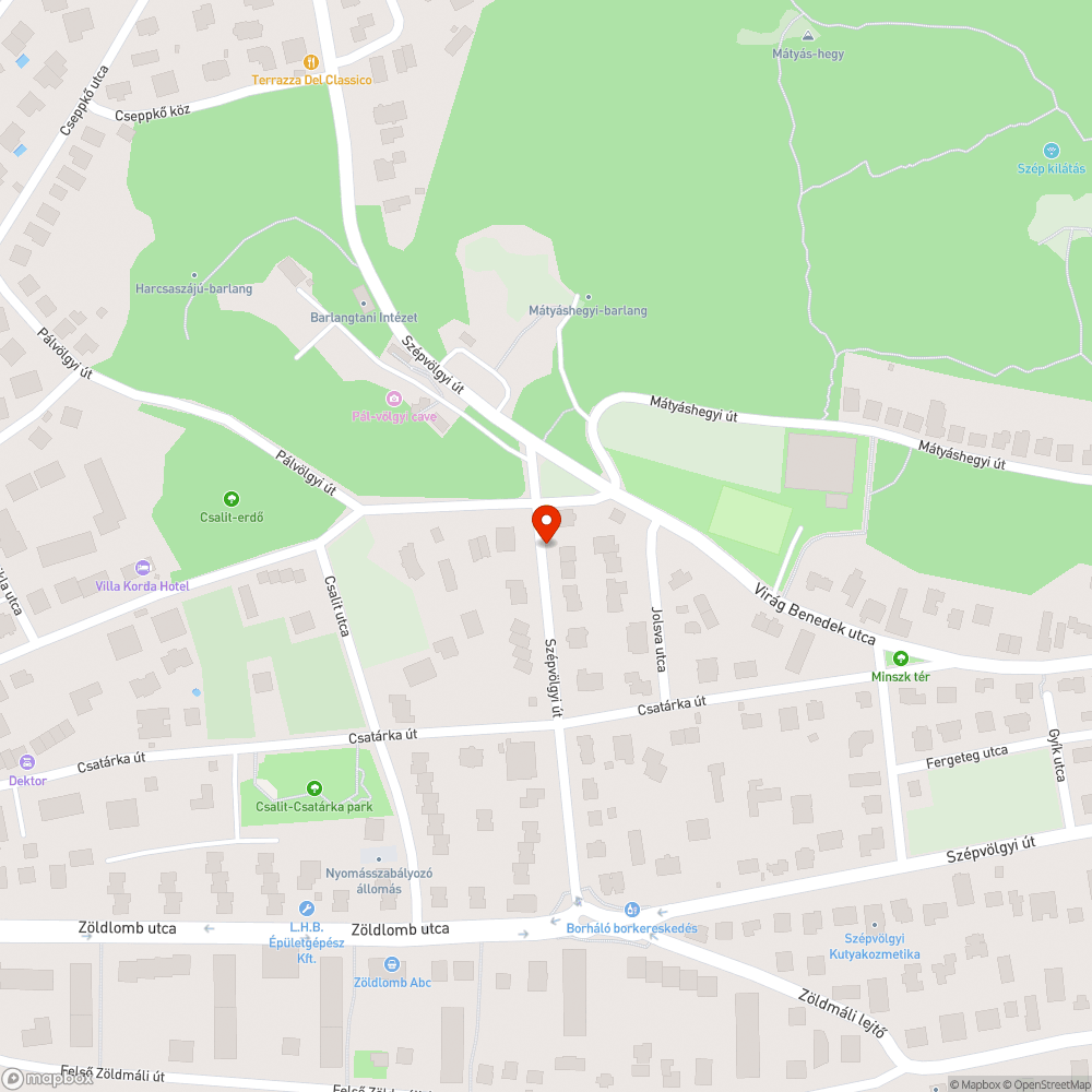 kátyú... bejelentés helye