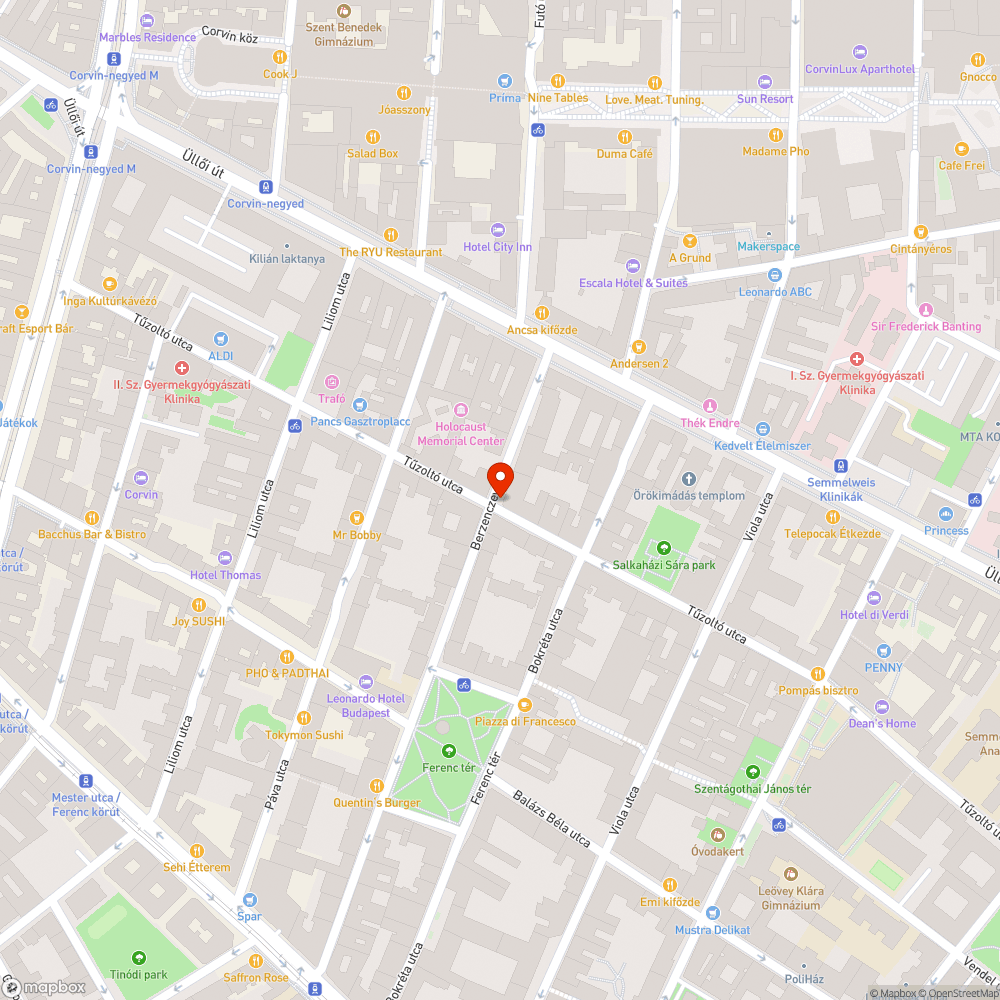 tahó parkolás bejelentés helye