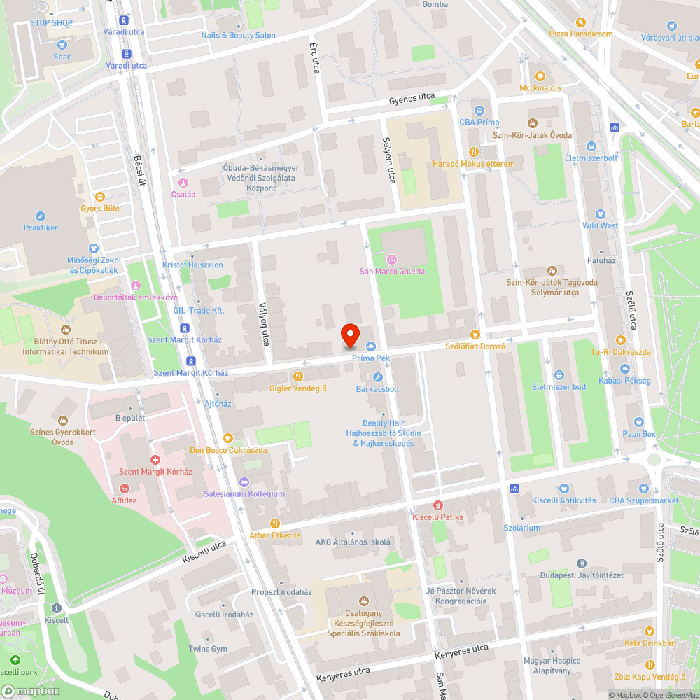 Gödör a járdán bejelentés helye