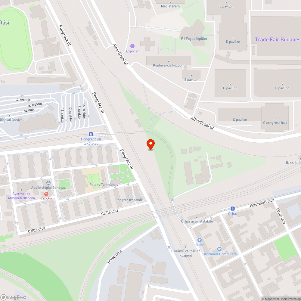 Felgyújtott szemetes bejelentés helye