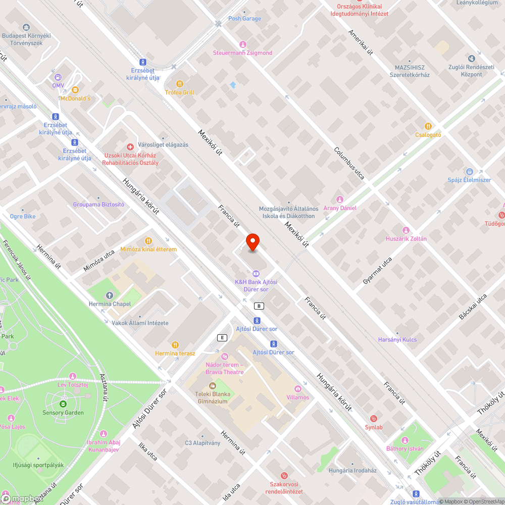 Elhagyott lakókocsi bejelentés helye