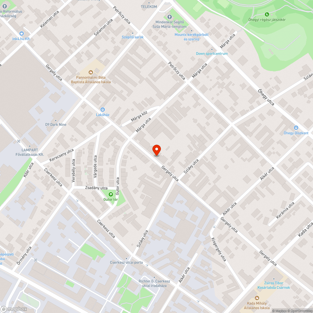 Gergely utca járdája és a Szlávy utcai is balesetveszélyes bejelentés helye