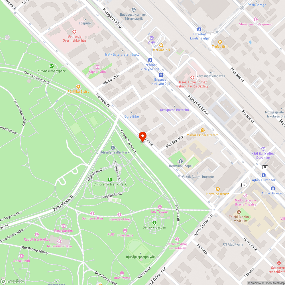 BKK megállók - a Közlekedési Múzeum megszűnt bejelentés helye