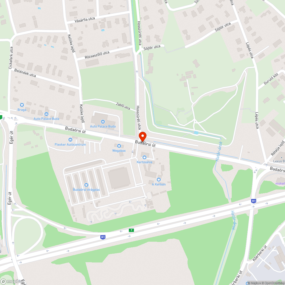 Erősen kopott gyalogátkelőhely bejelentés helye