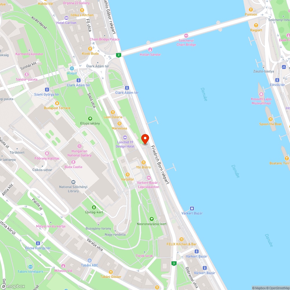 Megkopott zebra a Várkert rkp.-nál bejelentés helye