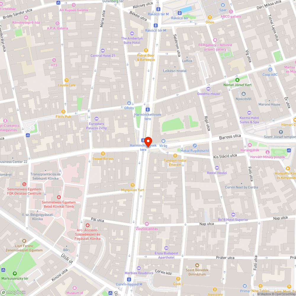 Kitört/Hiányzó parkolást gátló oszlopok 2 bejelentés helye