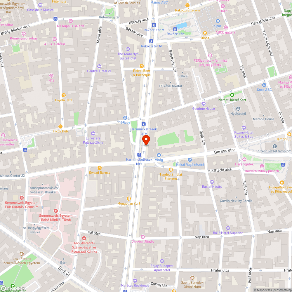 Kitört/Hiányzó parkolást gátló oszlopok 3 bejelentés helye