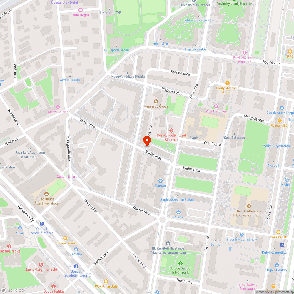 Szétszórt szemét bejelentés helye