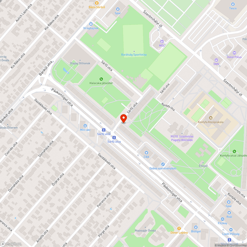 Balesetveszélyes járda bejelentés helye