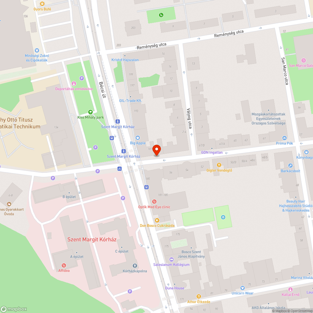 Facsonk a Föld utcában bejelentés helye