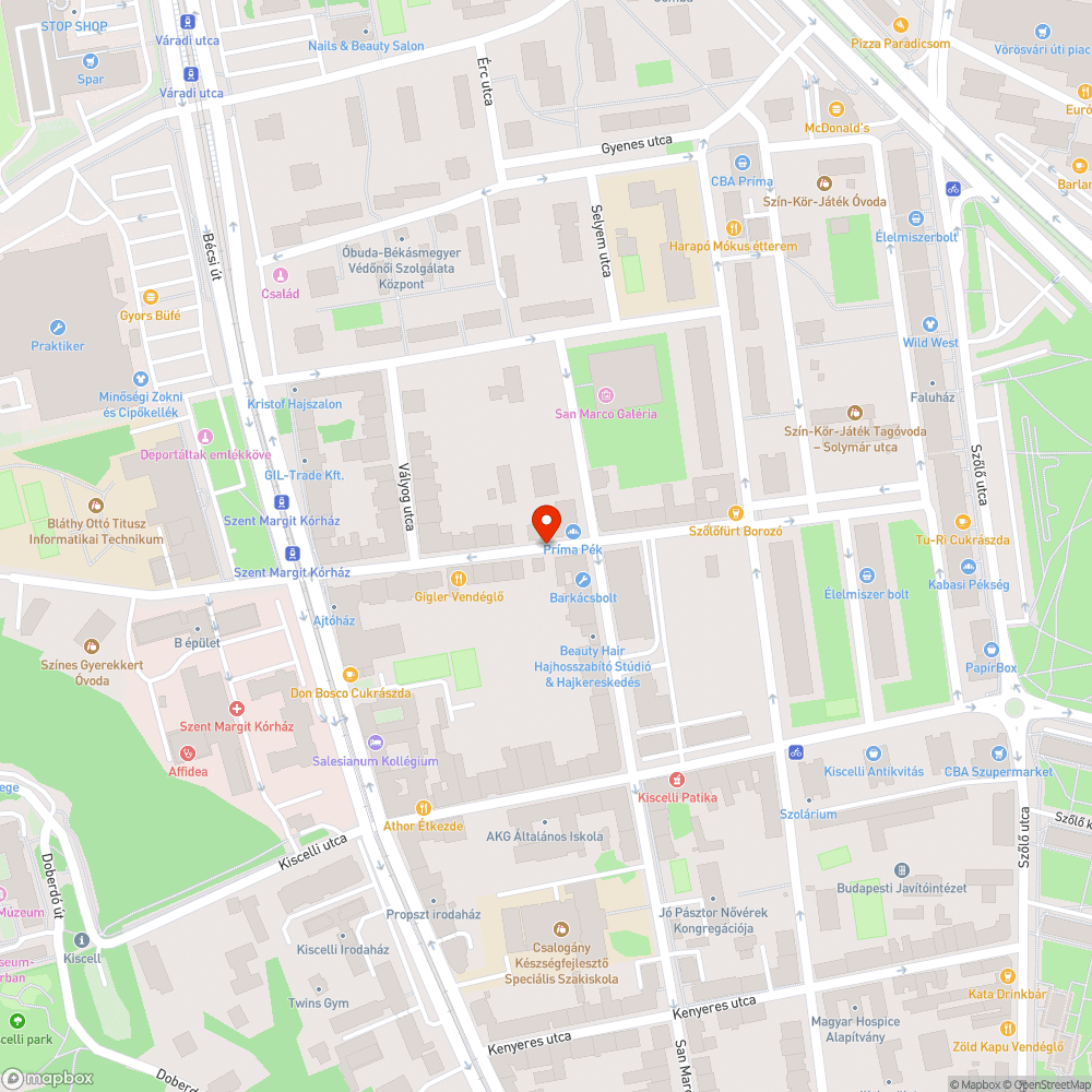 Facsonk a Föld utcában 2 bejelentés helye